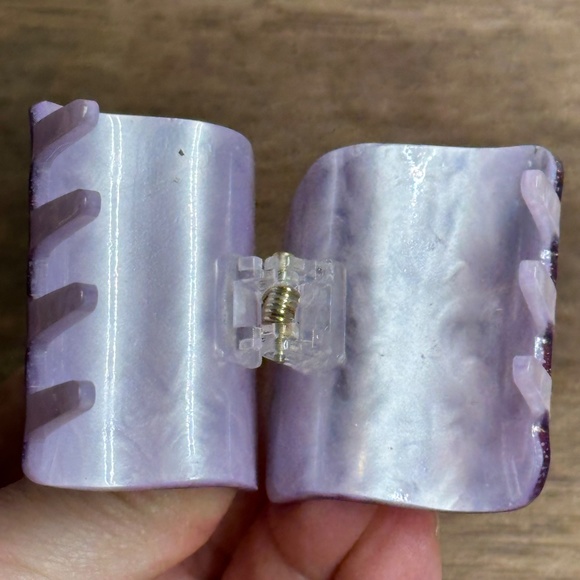 NEW ✏️ Piper k Back To School Purple Calculator 123 Large Hair Clip - Picture 3 of 4